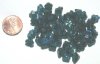 50 7mm Dark Teal AB Bell Flowers
